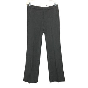 NEW Ms Min Women's Wool Wide-Leg Career Professional Dress Pants Size 6 Gray
